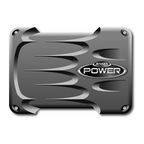 Audiovox Jensen Power JPA260 Installation And Operation Manual