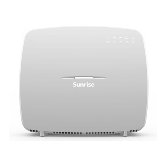 SAGEMCOM Sunrise Internet Box User Manual