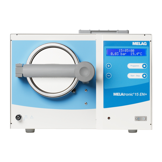 MELAG MELAtronic 15 EN+ User Manual