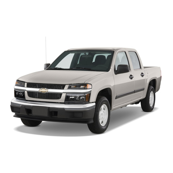 Chevrolet 2008 Colorado Owner's Manual