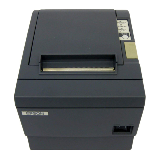 Epson TM-T88 Specifications
