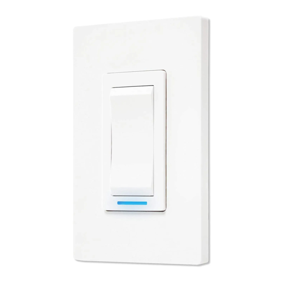 Sinope SW2500ZB Smart Light Switch Manuals