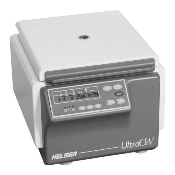 Helmer UltraCW Manuals