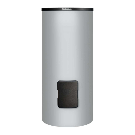 Buderus SU300.5 B Hot Water Tank Manuals