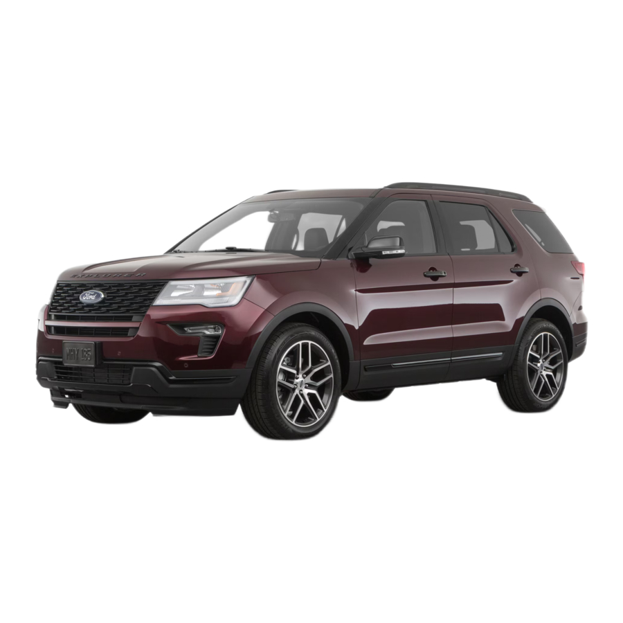 Ford EXPLORER 2019 Manual