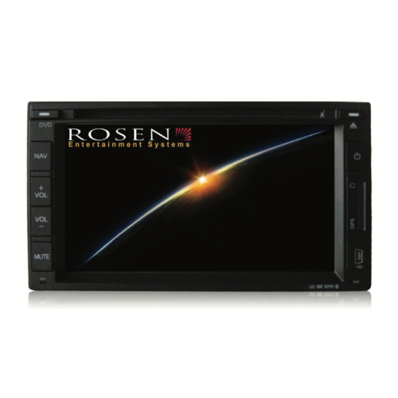 Rosen Multimedia Navigation System Owner's Manual