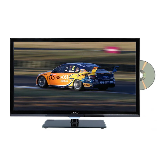 Teac LEDV29G72HD Quick Start Manual