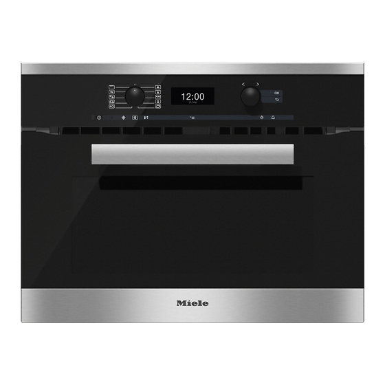 Miele H6400BM Operating And Installation Instructions