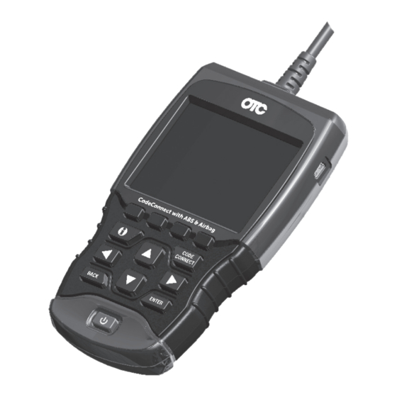 OTC 3210 Codeconnect Quick Start Manual