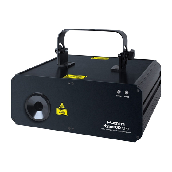 KAM Laserscan Hyper 3D Instruction Manual