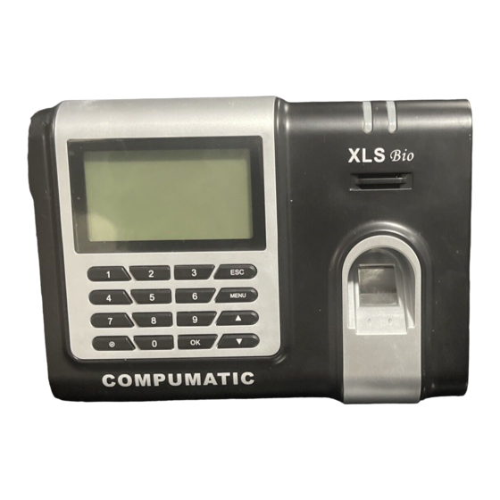 Compumatic XLS bio Quick Setup