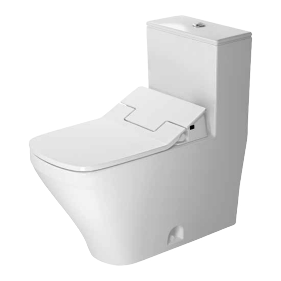 DURAVIT SensoWash Slim 611000 00 1 10 1300 Operating Instructions Manual