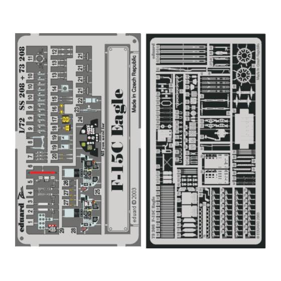 Eduard F-15C Eagle Quick Start Manual