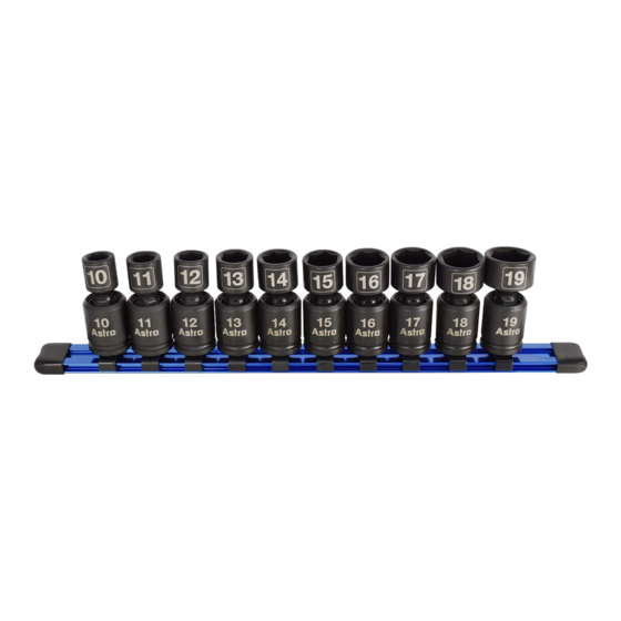 Astro Pneumatic Tool 78344 Quick Manual