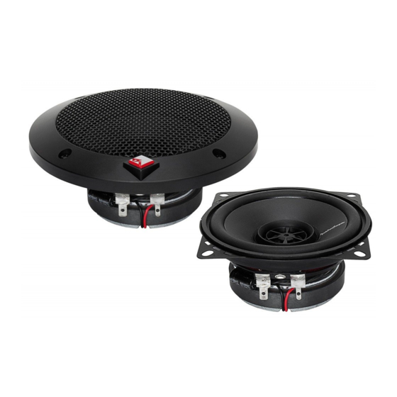 Rockford Fosgate Prime Series Installation & Operation Manual