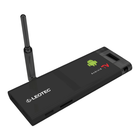 User Manuals: Leotec Android TV Dual Core Box