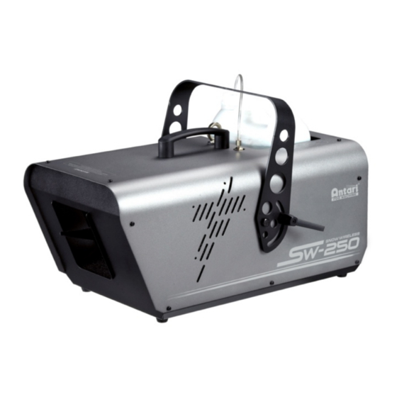 Antari SW-250X User Manual