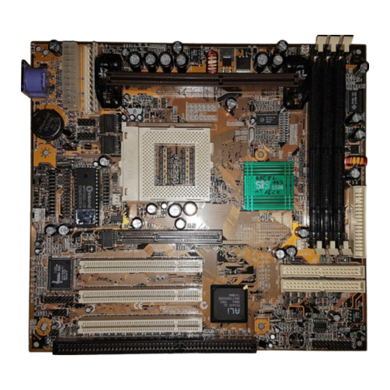 PC Chips M765MRT Manual