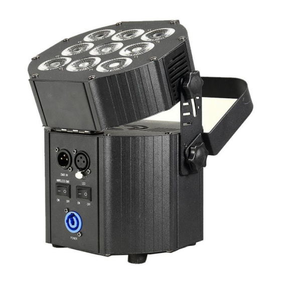 Beamz professional BBP60 Uplighter Instruction Manual