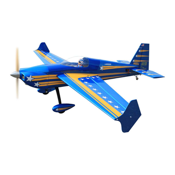 Seagull Models Laser 200 16" wingspan ARF 35-40cc Assembly Manual