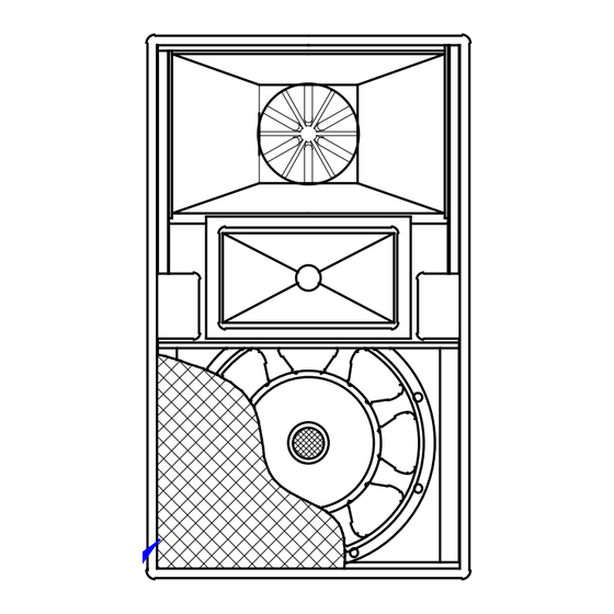 EAW KF650z 2D Dimensional Drawing
