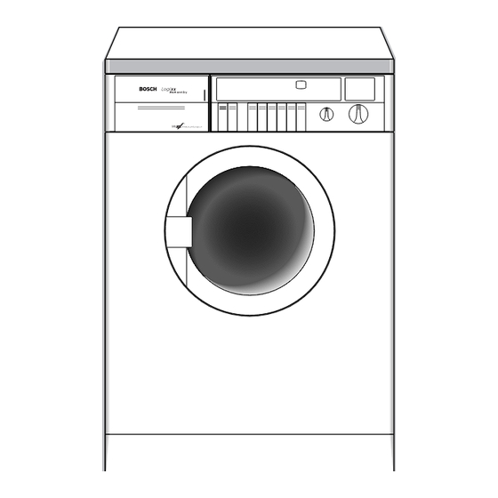 Bosch LOGIXX Instruction Manual And Installation Instructions
