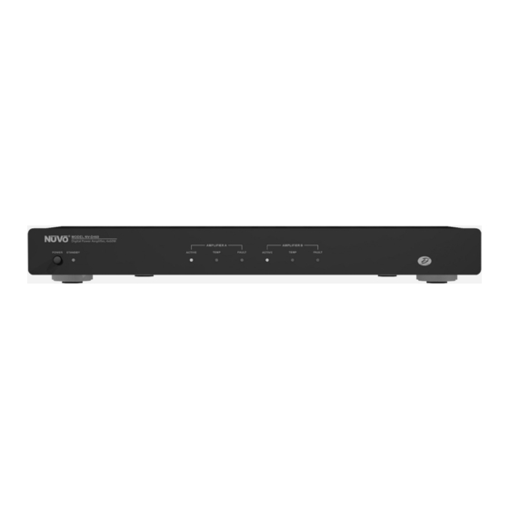Nuvo NV-D460 Installation Manual