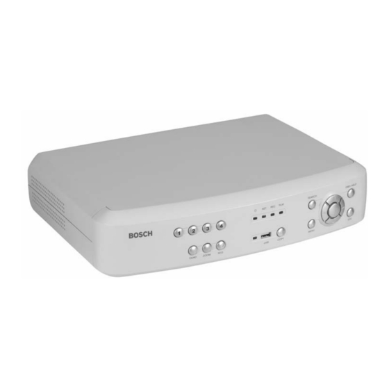 Bosch DVR4C Applications Manual
