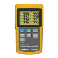 Omega RDXL12SD User Manual