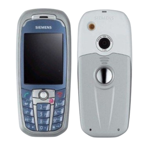 Siemens CX65 User Manual