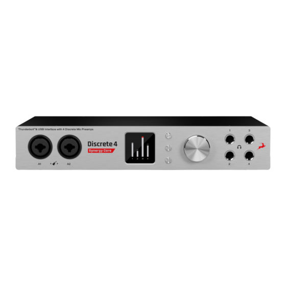 Antelope Discrete 4 Synergy Core User Manual