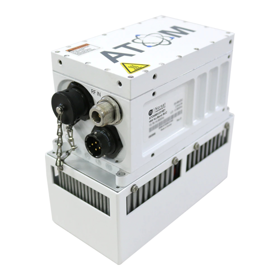 Norsat ATOM Series Power Amplifier Manuals