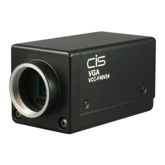 CIS VCC-F40V24 Manuals