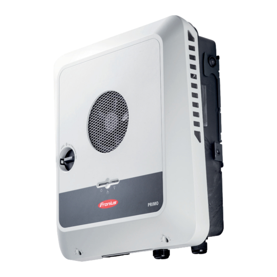 Fronius Primo GEN24 3-6 kW Quick Start Manual