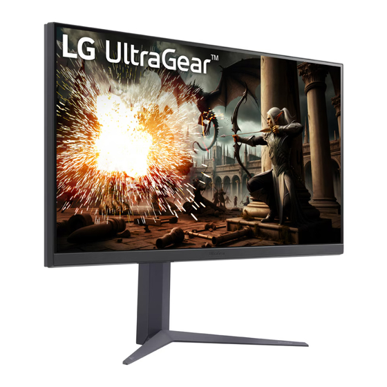 LG UltraGear 32GS75QN Manual