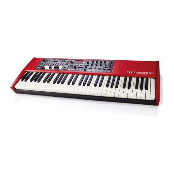 史上一番安い USER 61 5D ELECTRO NORD MANUAL ManualsLib | Download Pdf 鍵盤楽器