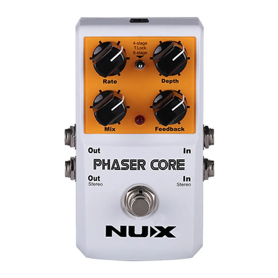 nux Phaser Core User Manual