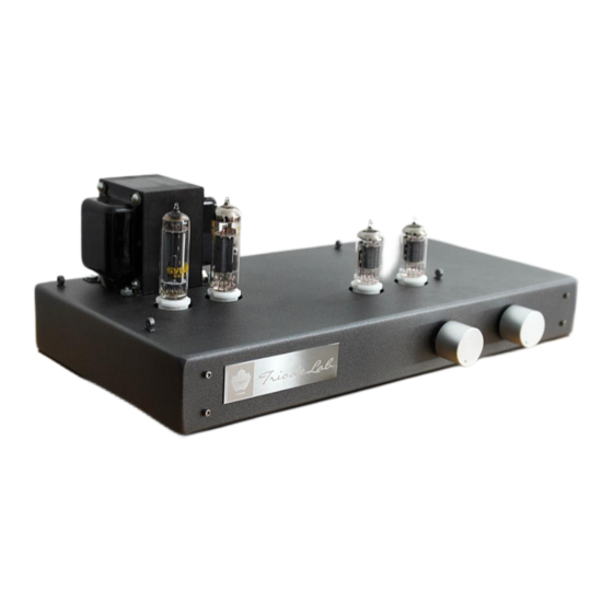Triode Lab Au Pre Quick User Manual