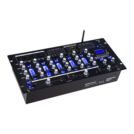 Pronomic DX-165REC MKII Manual