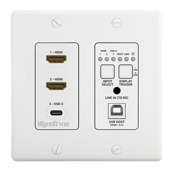 Wyrestorm SW-130-TX-US Quick Start Manual