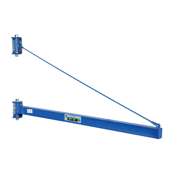 Vestil JIB-HC-Series Instruction Manual