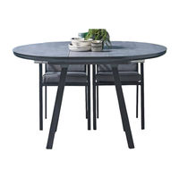 Synargy Jamison Outdoor Round Extension Dining Table Assembly Instructions