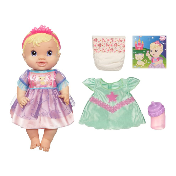 Hasbro Baby Alive Sips 'n Tinkles Princess Manual