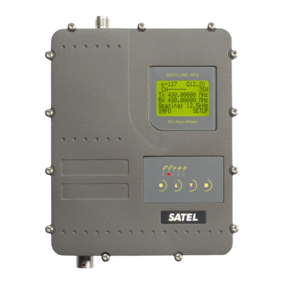 Satel SATELLINE-4Pro User Manual