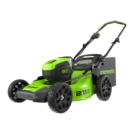 GreenWorks CK80L410 Owner's Manual