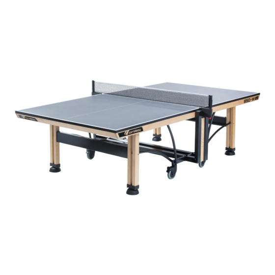 Cornilleau 850-W COMPETITION Manual