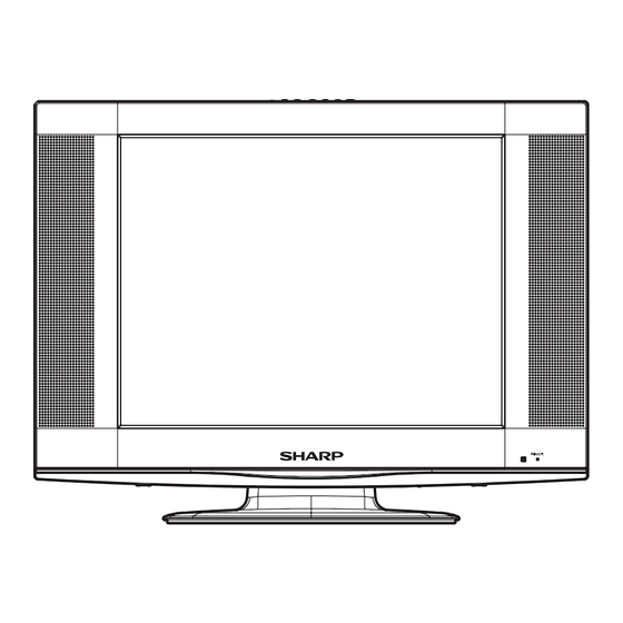 Sharp LC-20AV7U Service Manual