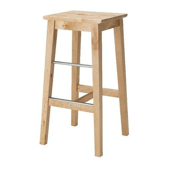 IKEA BOSSE STOOL Instructions Manual