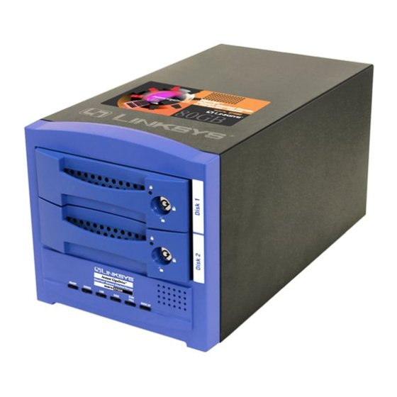 Linksys EFG80 - EtherFast Instant GigaDrive NAS Server Manuals