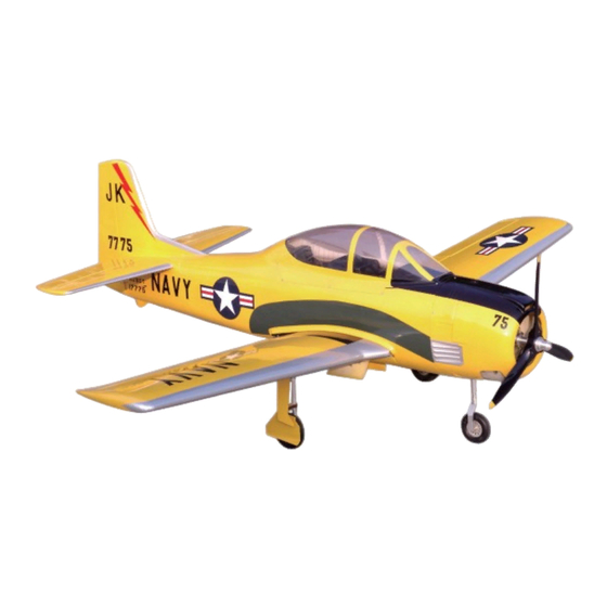 Troy Built Models T-28 Trojah Instruction Manual